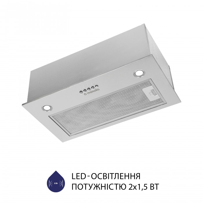 Витяжка повновбудована MINOLA HBI 5327 I 800 LED