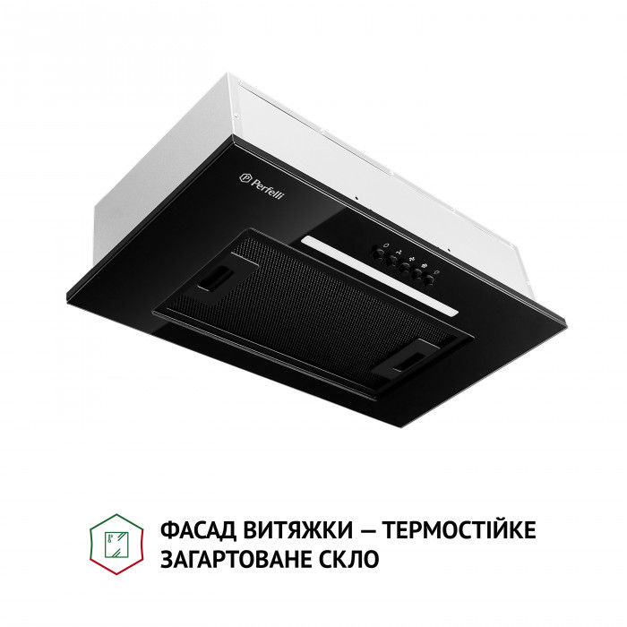 Витяжка повновбудована PERFELLI BI 5256 BL 700 LED
