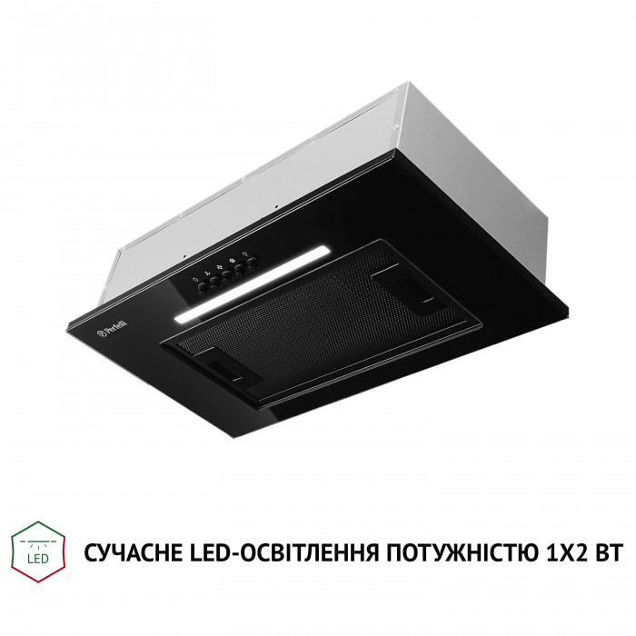 Витяжка повновбудована PERFELLI BI 5256 BL 700 LED