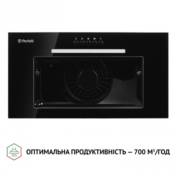 Витяжка повновбудована PERFELLI BI 5256 BL 700 LED
