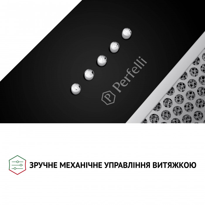 Витяжка повновбудована PERFELLI BI 7652 BL 1000 LED