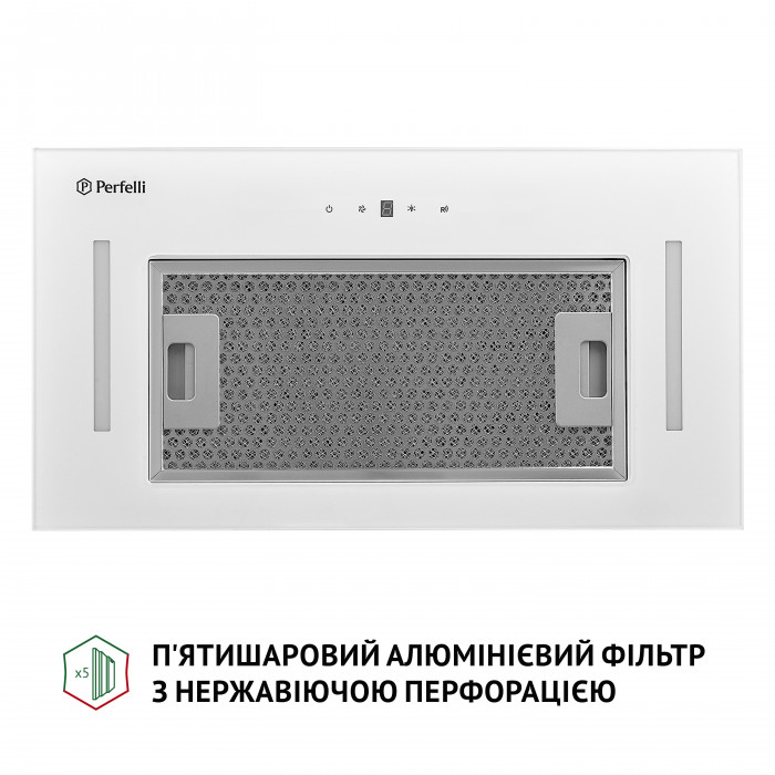 Витяжка повновбудована PERFELLI BIS 5884 WH 1200 LED