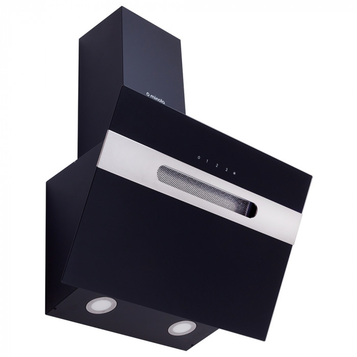 Витяжка декоративна похила MINOLA HVS 6732 BL 1100 LED