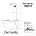 Витяжка декоративна похила MINOLA HVS 6812 BL 1200 LED