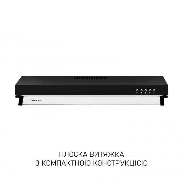 Витяжка плоска Minola HPL 6200 BLF