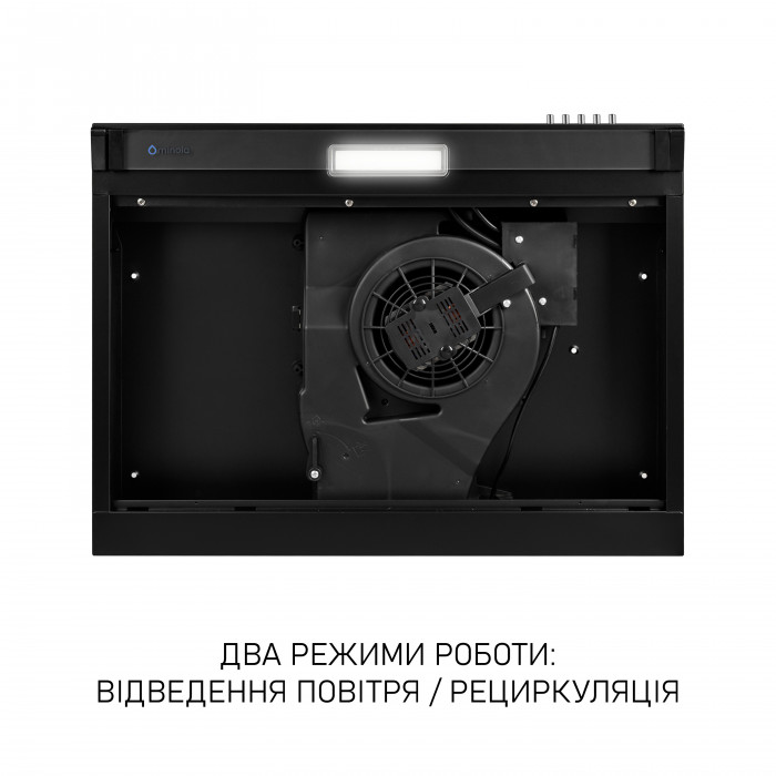 Витяжка плоска Minola HPL 6200 BLF