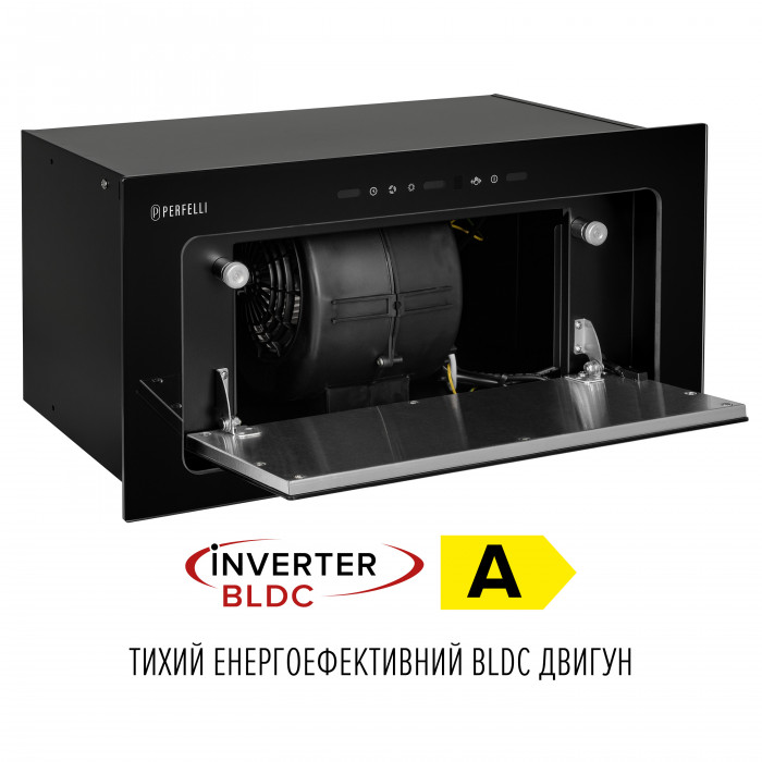 Витяжка повновбудована PERFELLI DESIGN VISION 6 NERO SILENZIO