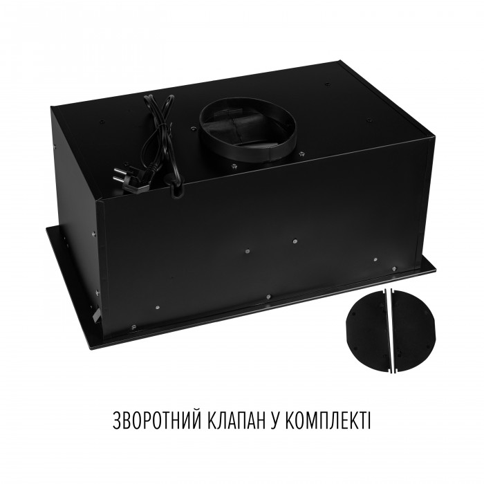 Витяжка повновбудована PERFELLI DESIGN VISION 6 NERO SILENZIO