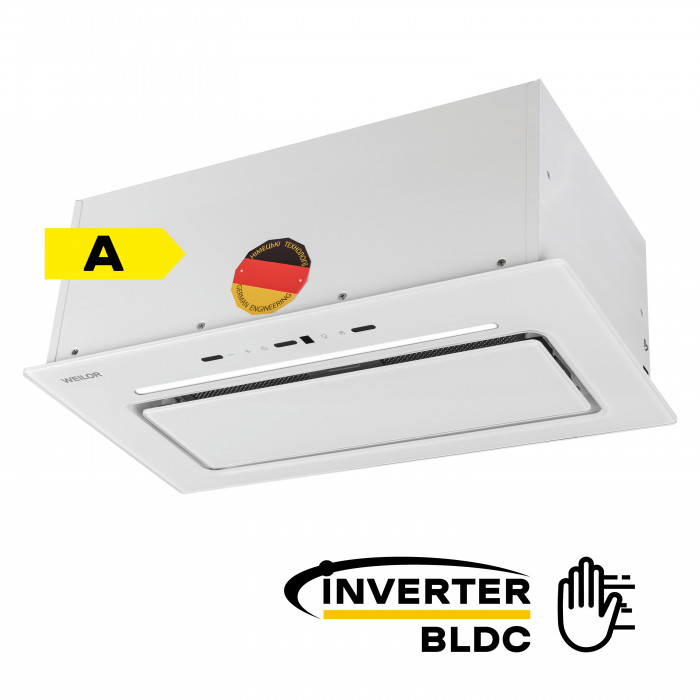 Витяжка повновбудована WEILOR LUMINA WBG 69 WHITE SILENCE