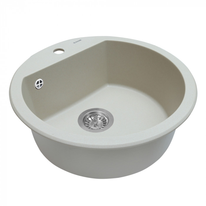 Мийка кухонна гранітна PERFELLI SONNO RGS 105-51 LIGHT BEIGE
