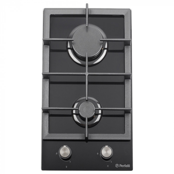 Поверхня газова Domino на склі PERFELLI HGG 31424 BL