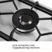 Поверхня газова Domino на металі WEILOR GM W 314 SS