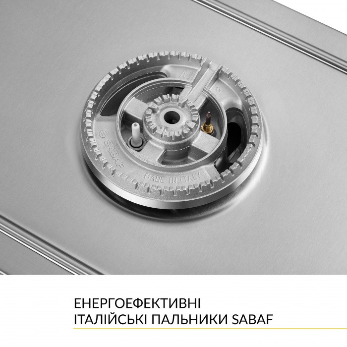 Поверхня газова Domino на металі WEILOR GM W 314 SS