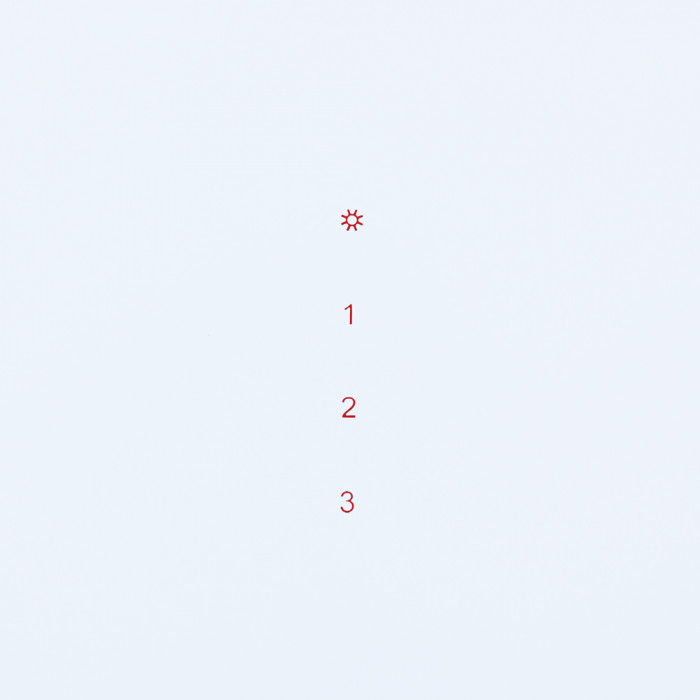 Витяжка декоративна похила PERFELLI DNS 6842 WH LED