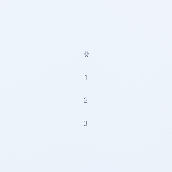 Витяжка декоративна похила PERFELLI DNS 6842 WH LED