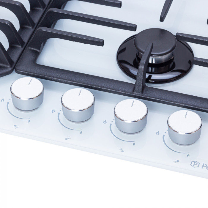 Поверхня газова на склі PERFELLI HGG 61694 WH