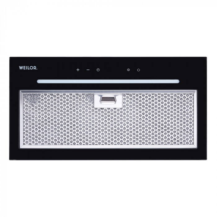 Витяжка повновбудована WEILOR PBSR 52651 GLASS BL 1300 LED Strip