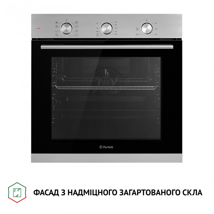 Духова шафа електрична PERFELLI DIAMOND 6M8L INOX