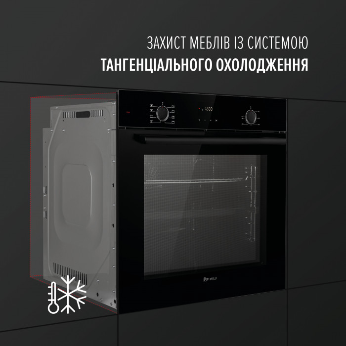 Духова шафа електрична PERFELLI PERLA 6D8S NERO