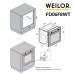 Духова шафа електрична WEILOR FDO6F8WT