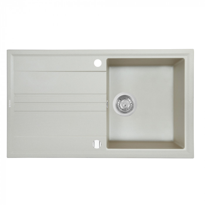 Мийка кухонна гранітна PERFELLI CAPIANO PGC 114-86 LIGHT BEIGE