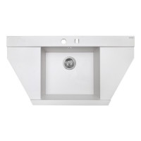 Мийка кухонна гранітна PERFELLI MAJESTIC TGM 125-96  WHITE