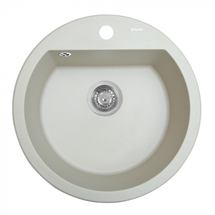 Мийка кухонна гранітна PERFELLI SONNO RGS 105-51 LIGHT BEIGE