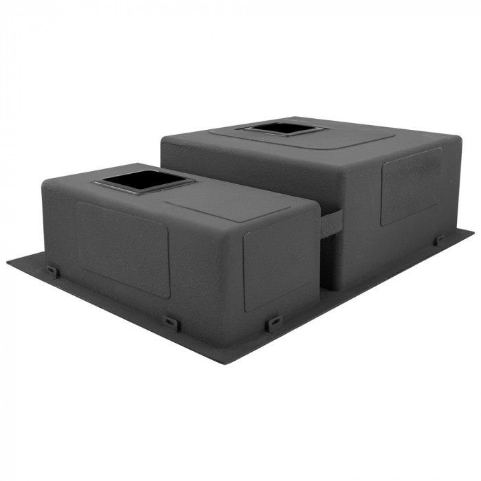 Мийка кухонна нержавіюча сталь WEILOR FILIGRAN WRC DB6950 GRAPHIT