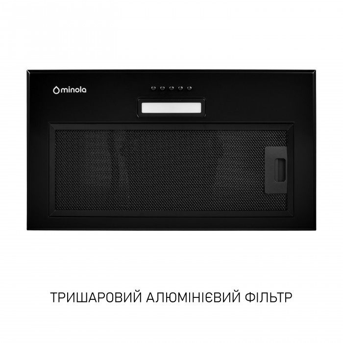 Витяжка повновбудована Minola HBI 5214 BLF 700 LED
