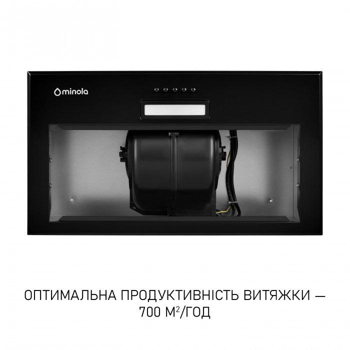 Витяжка повновбудована Minola HBI 5214 BLF 700 LED