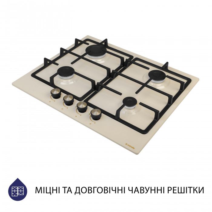 Поверхня газова на металі MINOLA MGM 614204 IV