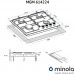 Поверхня газова на металі MINOLA MGM 614224 WH