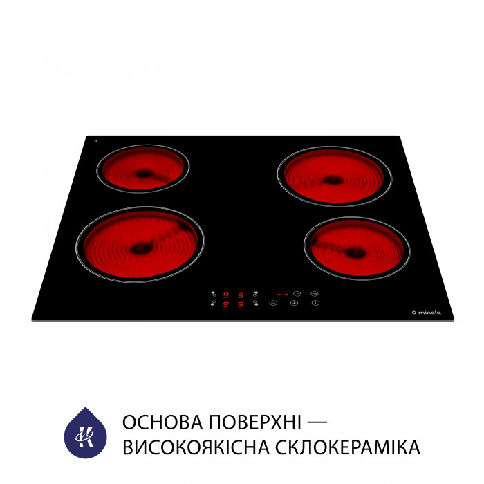 Поверхня склокерамічна MINOLA MVH 6034 KBL