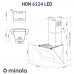 Витяжка декоративна похила MINOLA HDN 6124 BL LED