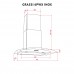 Витяжка декоративна зі склом PERFELLI GRASSI 6PWX INOX