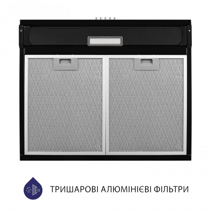 Витяжка плоска MINOLA HPL 517 BL