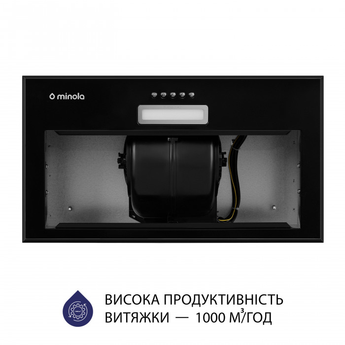Витяжка повновбудована MINOLA HBI 5614 BL 1000 LED