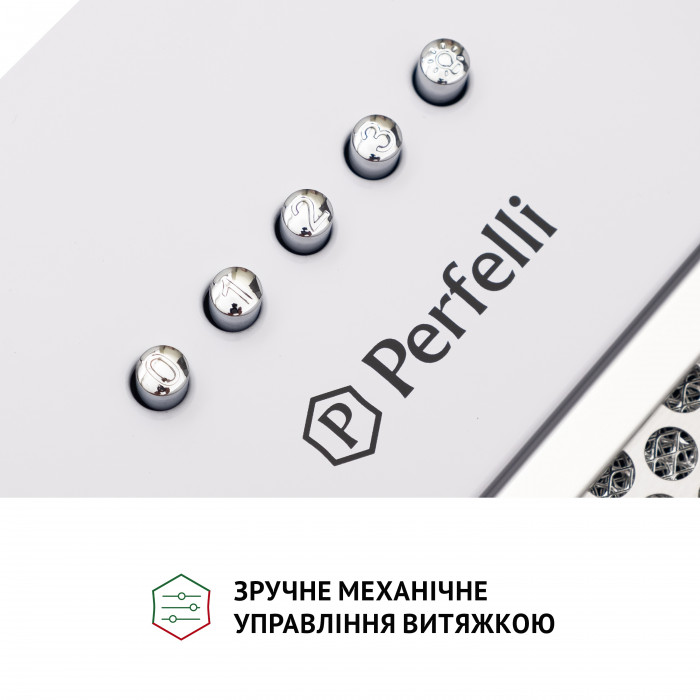 Витяжка повновбудована PERFELLI BI 5252 WH 700 LED