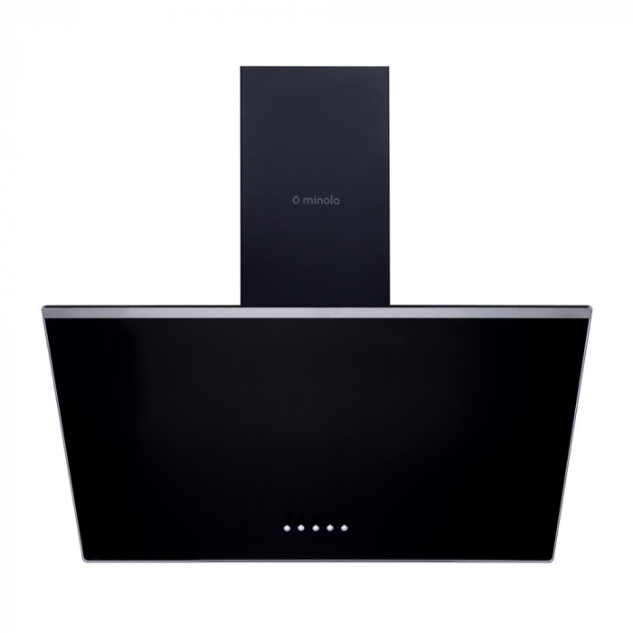 Витяжка декоративна похила MINOLA HDN 5222 BL/INOX 700 LED