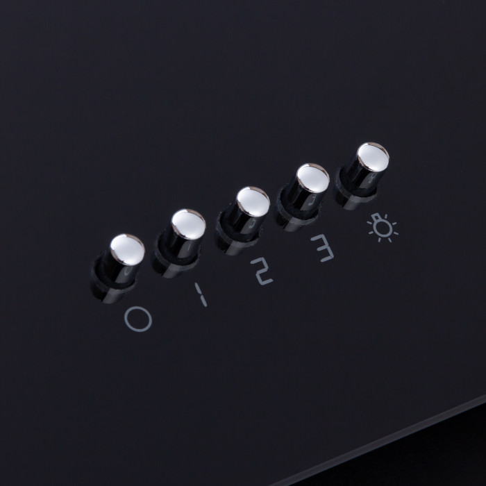 Витяжка декоративна похила MINOLA HDN 5222 BL/INOX 700 LED