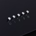 Витяжка декоративна похила MINOLA HDN 5222 BL/INOX 700 LED