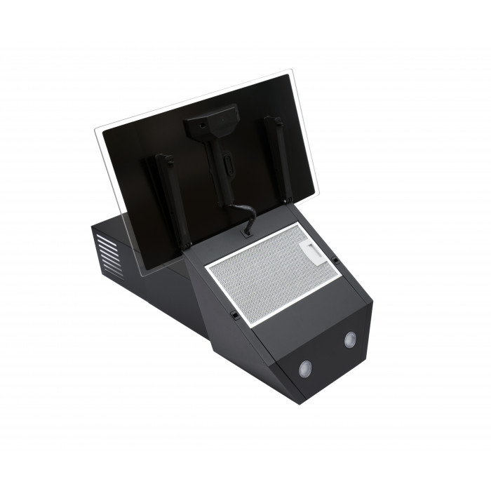 Витяжка декоративна похила PERFELLI DN 6272 D 700 BL LED