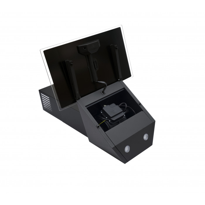 Витяжка декоративна похила PERFELLI DN 6272 D 700 BL LED