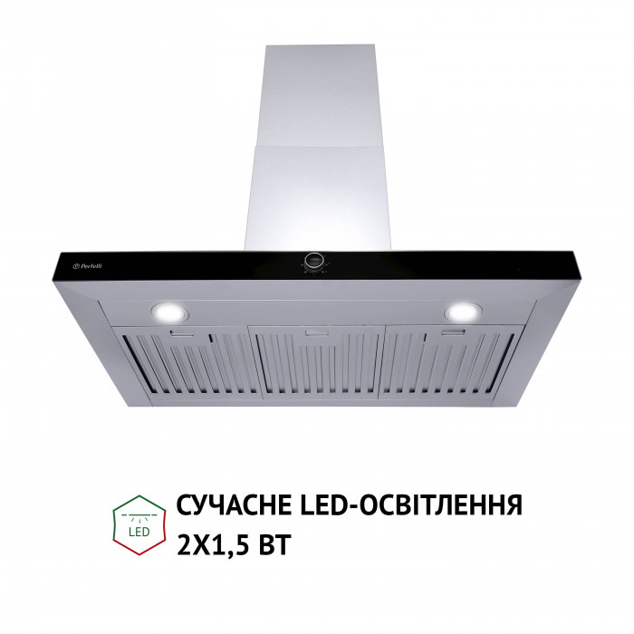 Витяжка декоративна Т-подібна PERFELLI TM 9642 I/BL 1000 LED