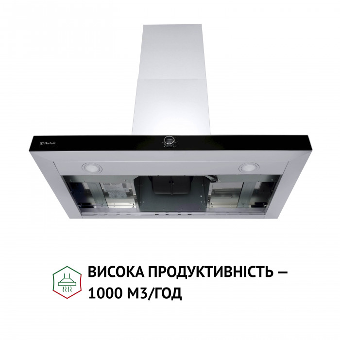 Витяжка декоративна Т-подібна PERFELLI TM 9642 I/BL 1000 LED