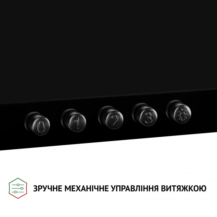 Витяжка купольна PERFELLI K 6610 BL 1000 LED