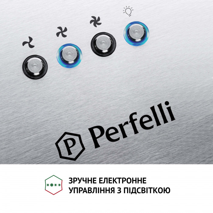 Витяжка острівна PERFELLI CQE 4692 I 1000 LED