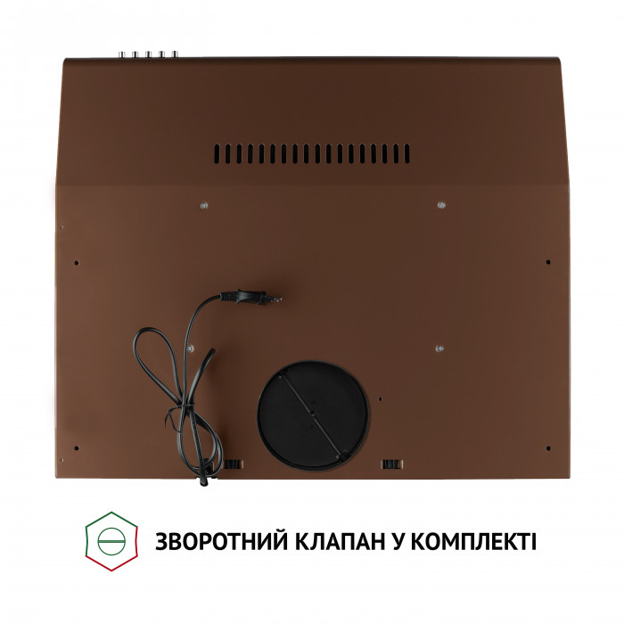 Витяжка плоска PERFELLI PL 6144 Dark BR LED