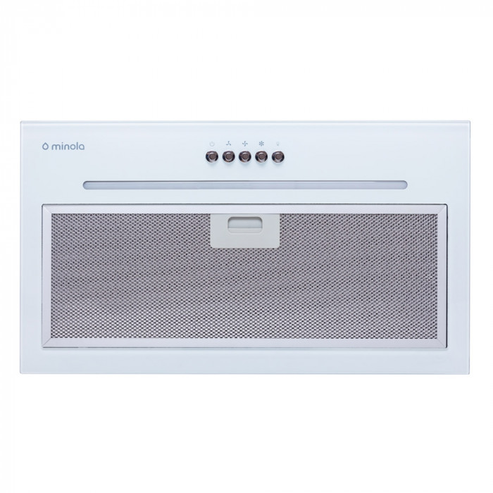 Витяжка повновбудована MINOLA HBI 5264 WH GLASS 700 LED Line