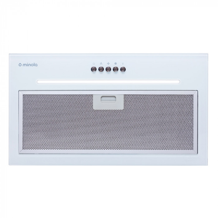 Витяжка повновбудована MINOLA HBI 5264 WH GLASS 700 LED Line